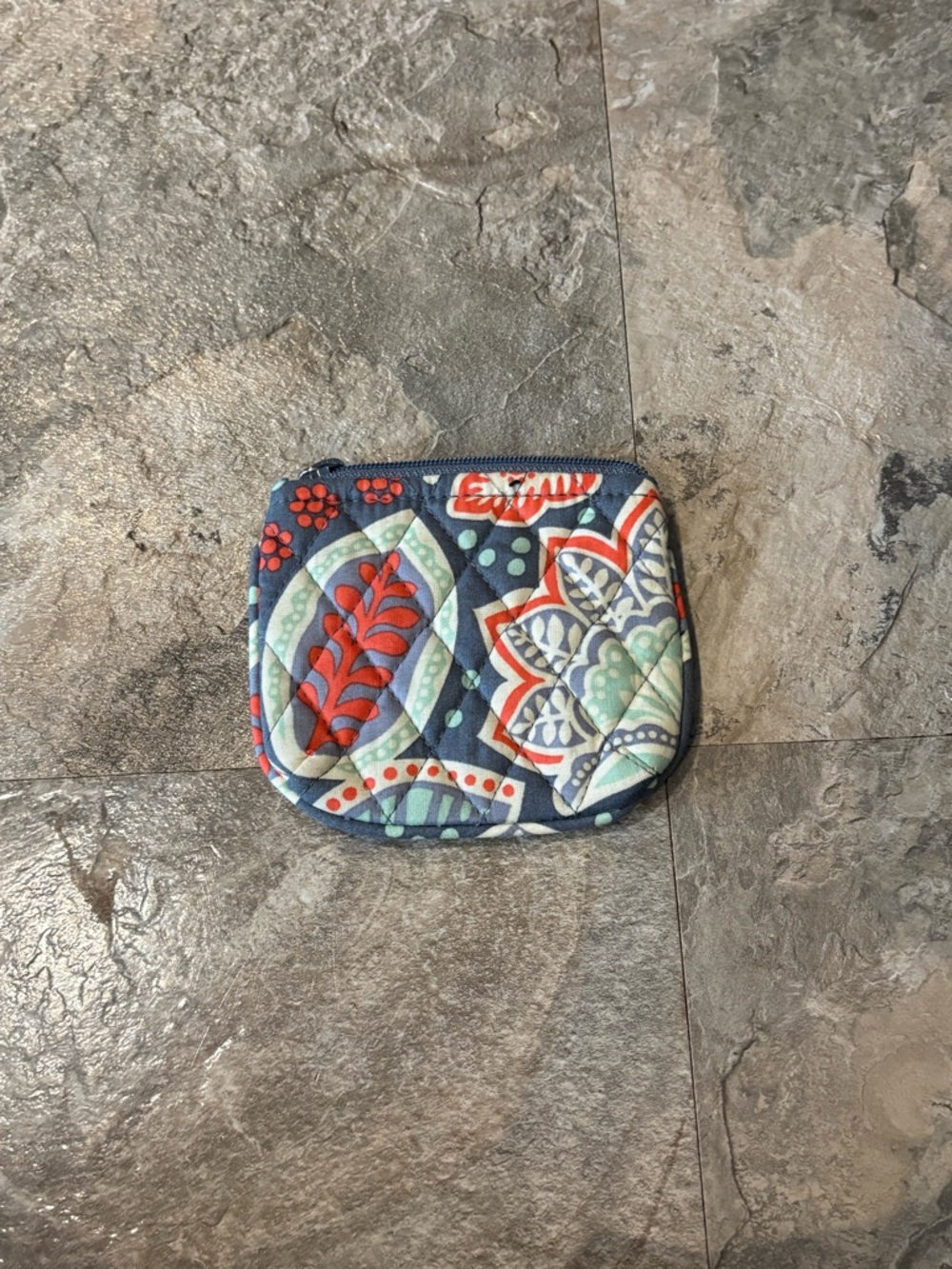Vera Bradley Small Coin Pouch in Nomadic Floral Pattern